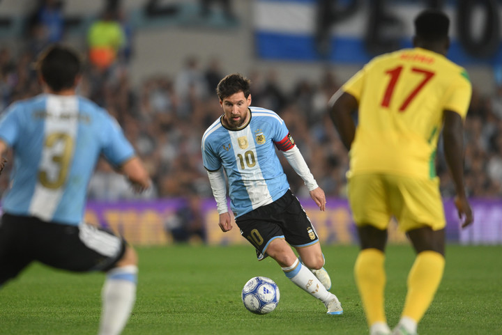Partido de despedida de Lionel Messi (Foto Pedro Lazaro Fernandez - CLARIN).