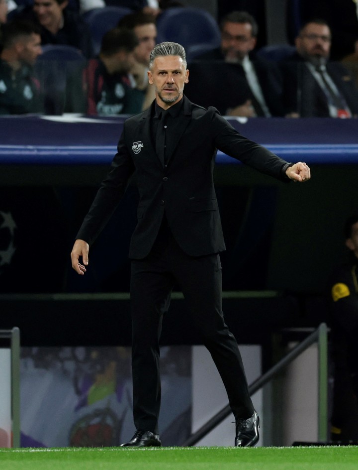 El entrenador argentino del RB Leipzig, Martín Demichelis (Reuters).
