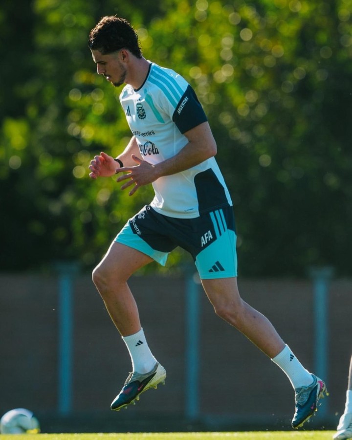 Panichelli con la Selección (Foto: Instagram).