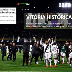Qué dijeron en Brasil tras el golpe del Vasco da Gama en La Bombonera