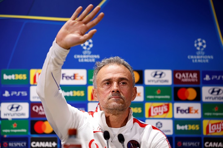 Luis Enrique, entrenador de PSG (EFE).