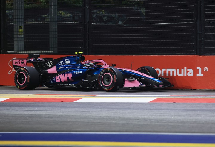Franco Colapinto en el pasado GP de Singapur.
(EFE).