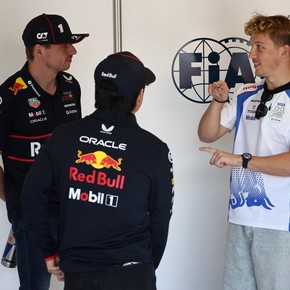Verstappen y Lawson pagarán en la parrilla del GP de México su choque en la práctica