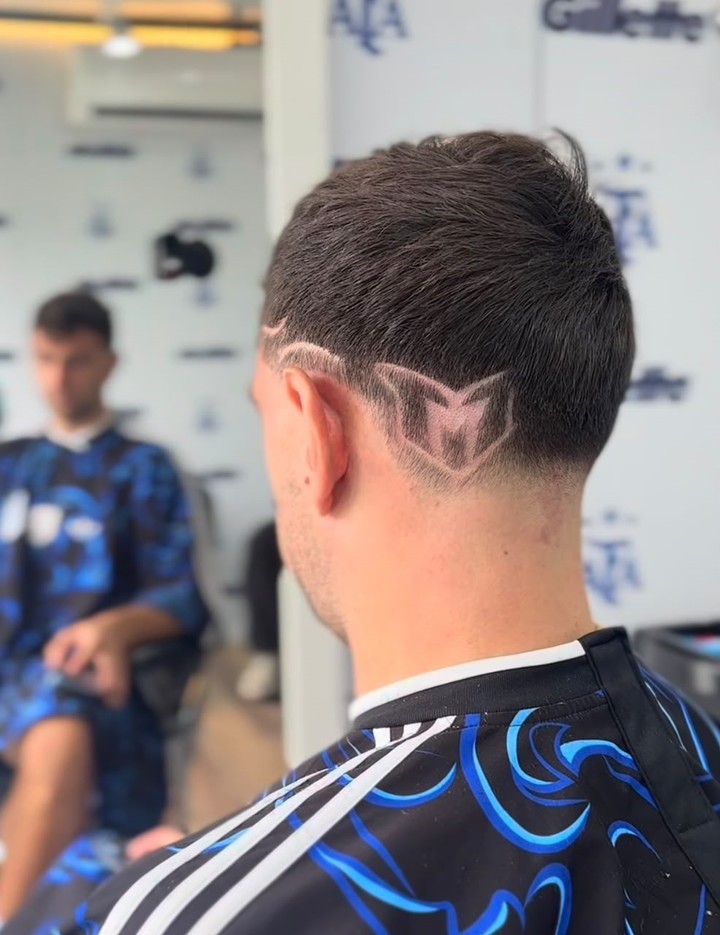 El nuevo look del Dibu Martínez. (Instargam: @dany_ale_32)