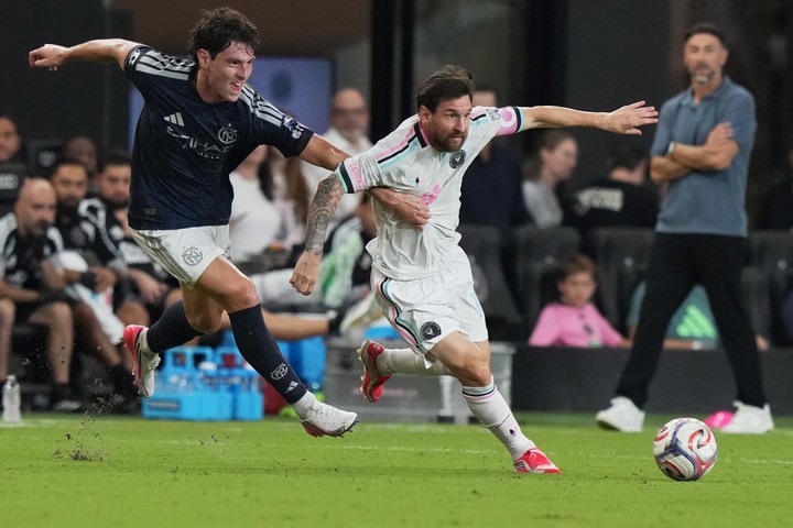 Messi ante el New York City (Foto: AP)