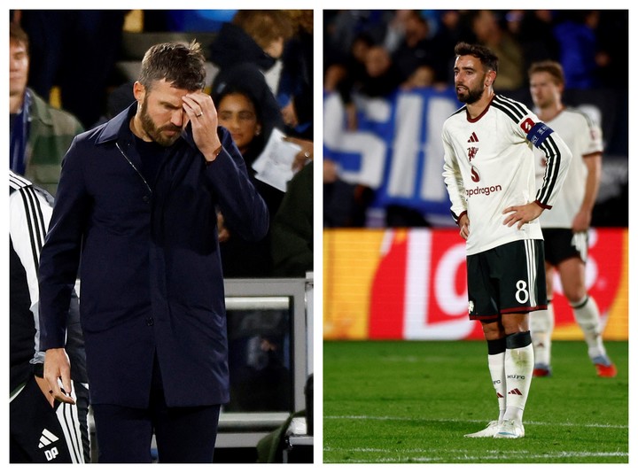 El cruce entre el DT y su capitán.