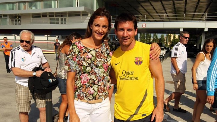 Luciana Aymar y Lionel Messi.