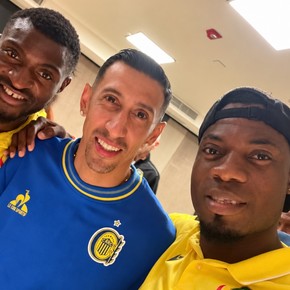 El particular encuentro de Ángel Di María con Benín antes del adiós a Messi