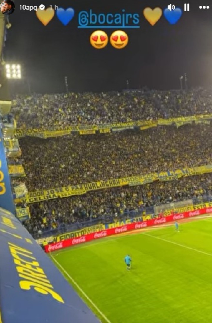Una story que subió Gignac a su Instagram.