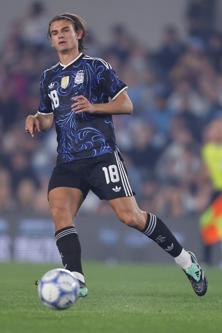 Nico completó otro buen partido con la Selección (EFE/ Juan Ignacio Roncoroni).
