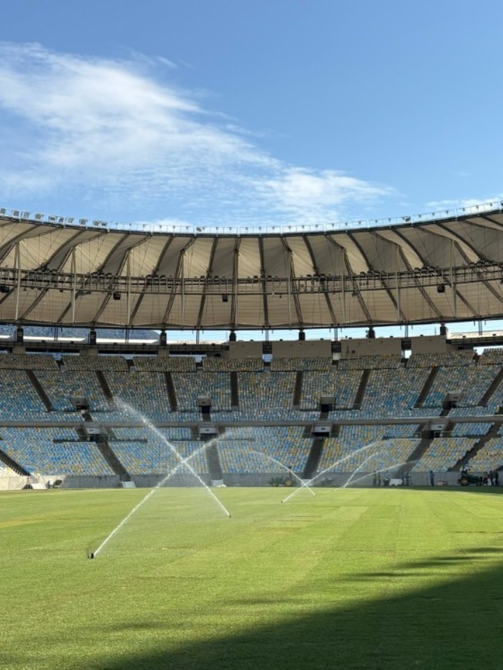 El Maracaná con un nuevo campo de juego (Foto: Prensa Estadio Maracaná).
