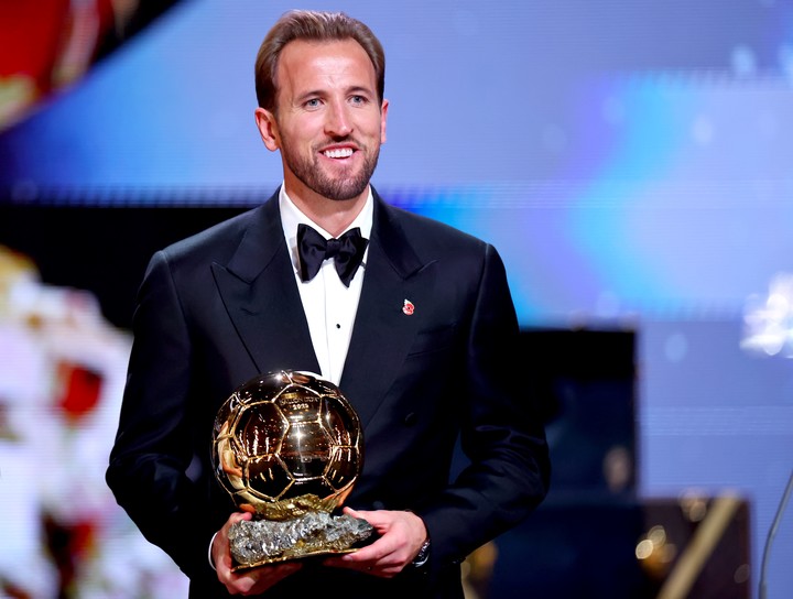 Harry Kane gana el Balón de Oro masculino en la edición de 2026 del Balón de Oro. EFE/EPA/TOLGA AKMEN