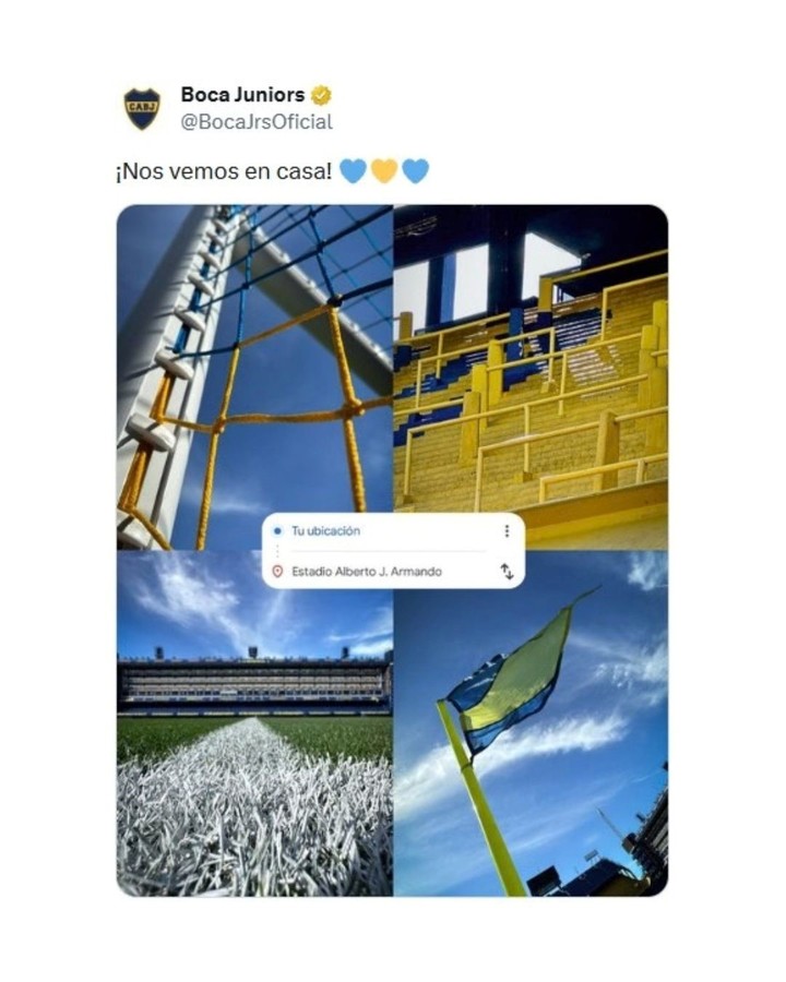 "¡Nos vemos en casa!": Boca palpita el partido ante Unión en la Bombonera.