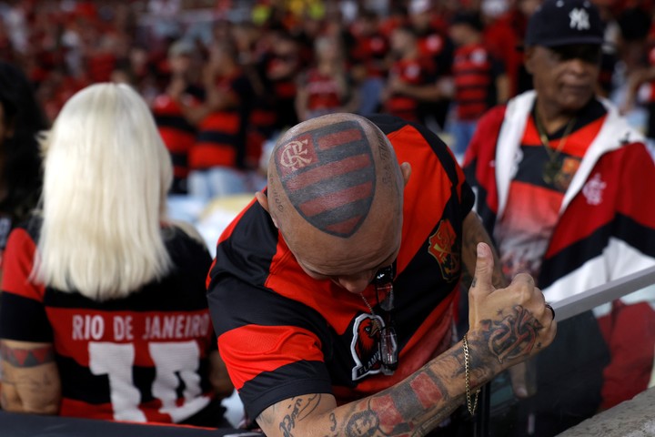 La hinchada de Flamengo copó el Maracaná (EFE).