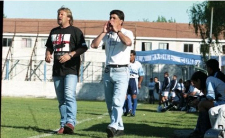 Zielinski y De Felippe en San Telmo, 1999.