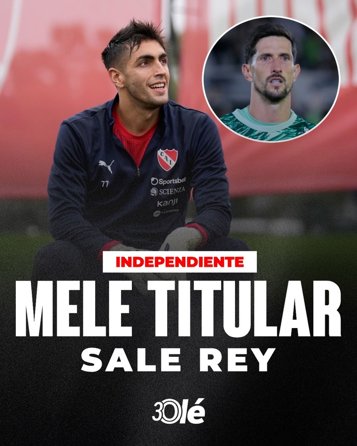 El habitual arquero titular del Rojo irá al banco de suplentes en el clásico.
