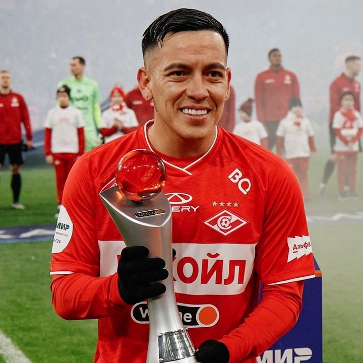 Esequiel Barco campeón de la Copa de Rusia.