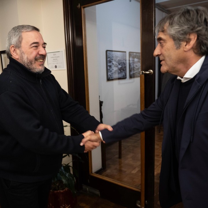 Enzo Francescoli en Montevideo. Foto: Instagram @mario_bergara