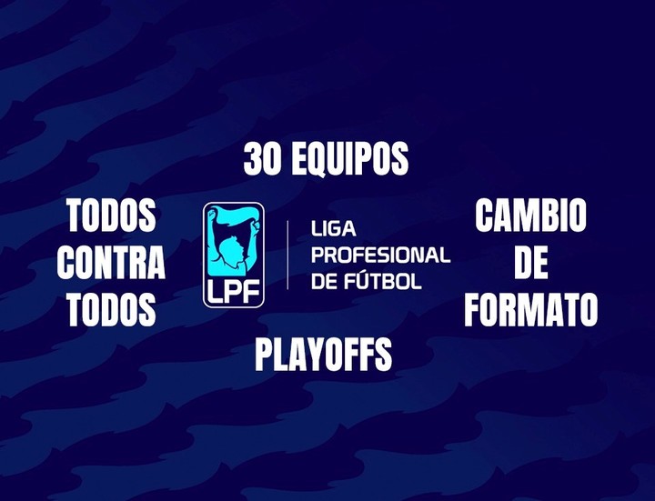 Cambios en el formato del torneo de la Liga Profesional.