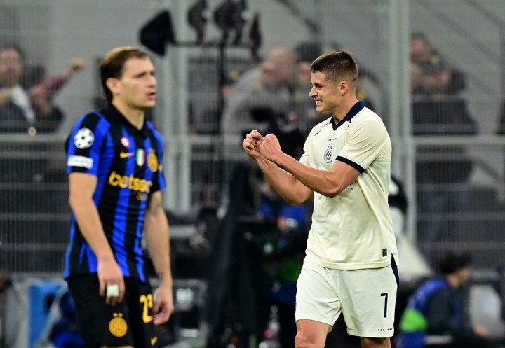 Inter de Milan contra el Brujas. (REUTERS/Daniele Mascolo)