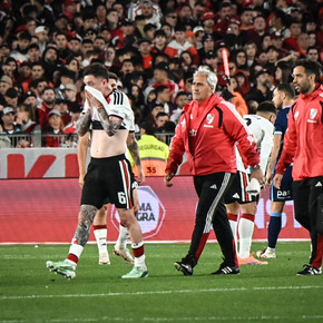 Alerta en River: Moreno salió lesionado y podría perderse el superclásico
