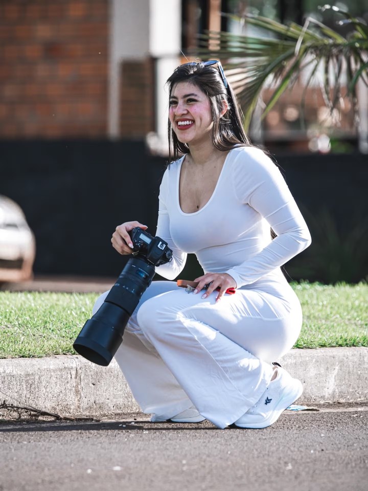 Adriana Caballero, fotógrafa deportiva.