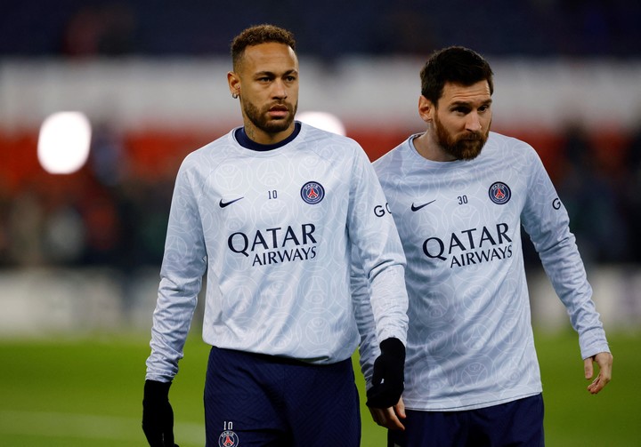 Messi y Neymar en el PSG (REUTERS).