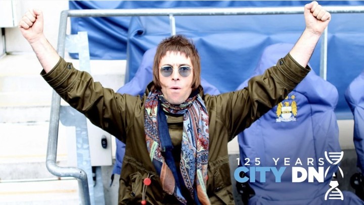 Liam Gallagher, reconocido hincha del City.