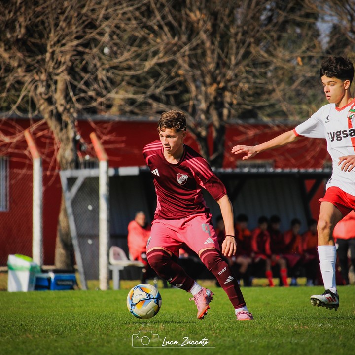 Heraldo Fiorotto en River. (Foto: @luca_zuccato)