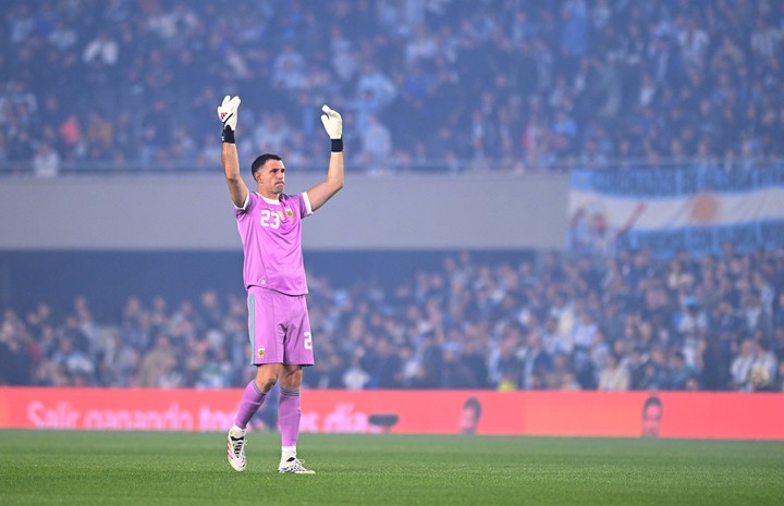Soccer Football - International Friendly - Argentina v Burkina Faso - Estadio Monumental, Buenos Aires, Argentina - October 3, 2026
Argentina's Emiliano Martinez reacts REUTERS/Rodrigo Valle
