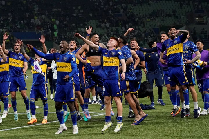 Boca en la serie ganada por penales frente a Palmeiras (Foto: Fernando de la Orden).