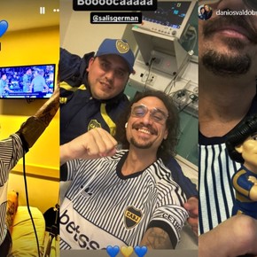 Desde el hospital: la alegría de Daniel Osvaldo por la clasificación de Boca a la final de la Copa Sudamericana