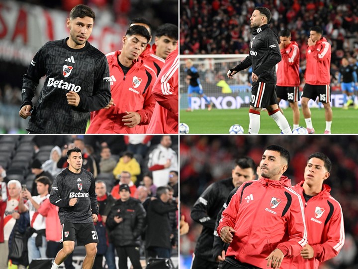 Las postales de la entrada en calor de River.