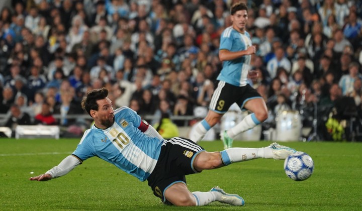 Argentina vs. Benin (Foto Marcelo Carroll - CLARIN).