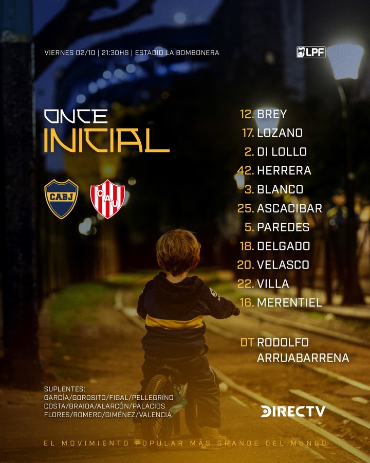 El equipo de Boca.