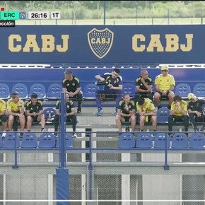 Riquelme y el Vasco, presentes en el triunfo de la Reserva en la previa del Súper