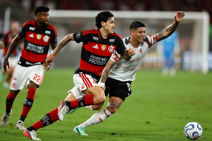 Rojo en la semi con Flamengo (EFE).