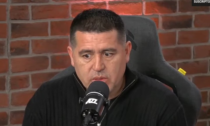 Juan Román Riquelme en el programa de Azzaro.