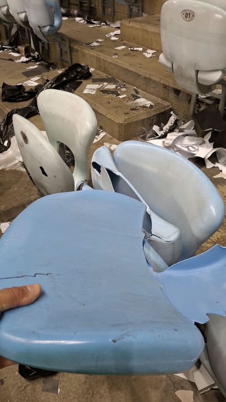 El Maracaná fue vandalizado por los hinchas de Vasco da Gama y Boca (Monica Alves).